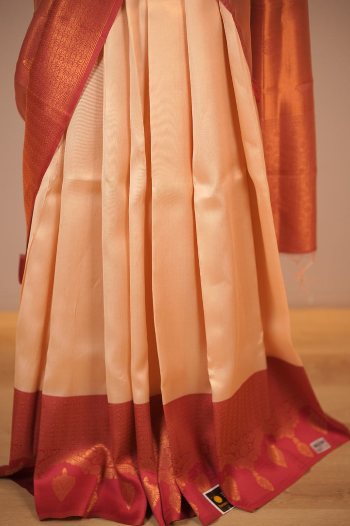 Semi Silk Unstitched Dhawani TDN01096