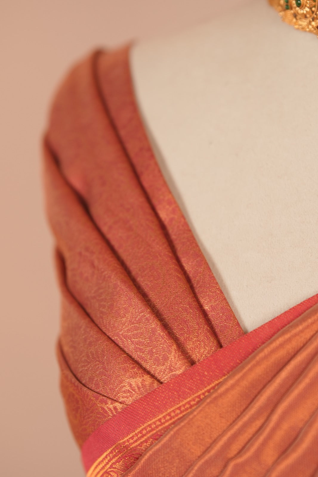 Semi Silk Unstitched Dhawani TDN01096