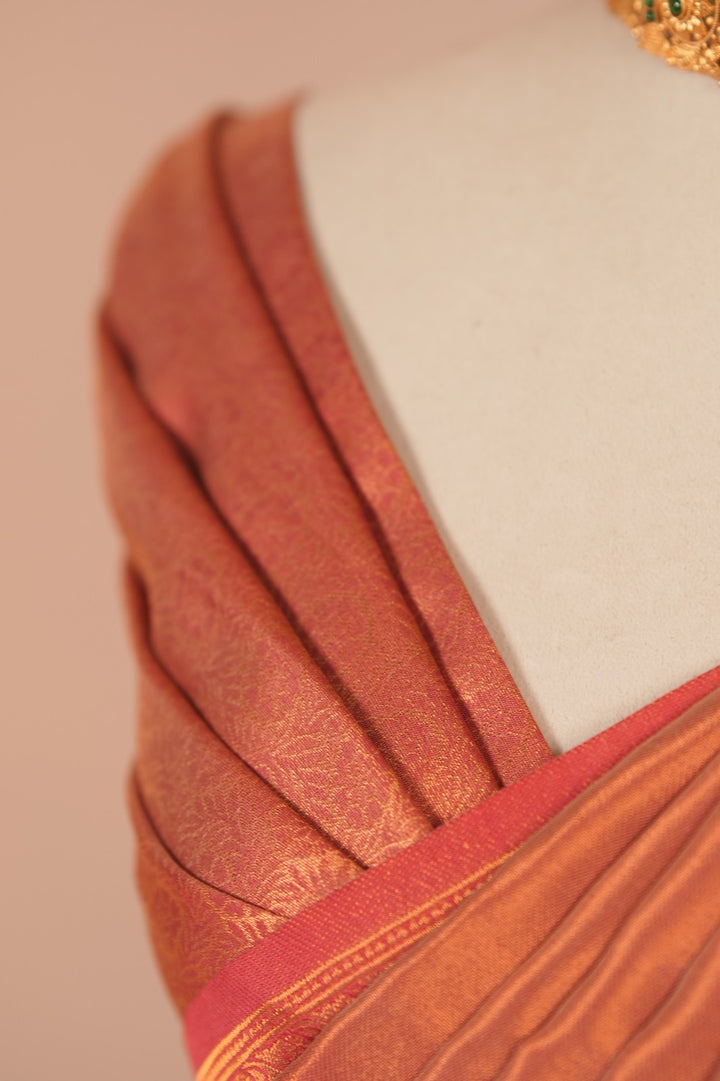 Semi Silk Unstitched Dhawani TDN01096