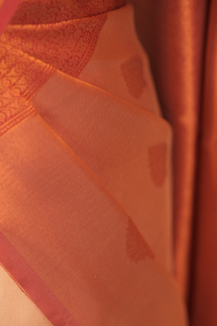 Semi Silk Unstitched Dhawani TDN01096