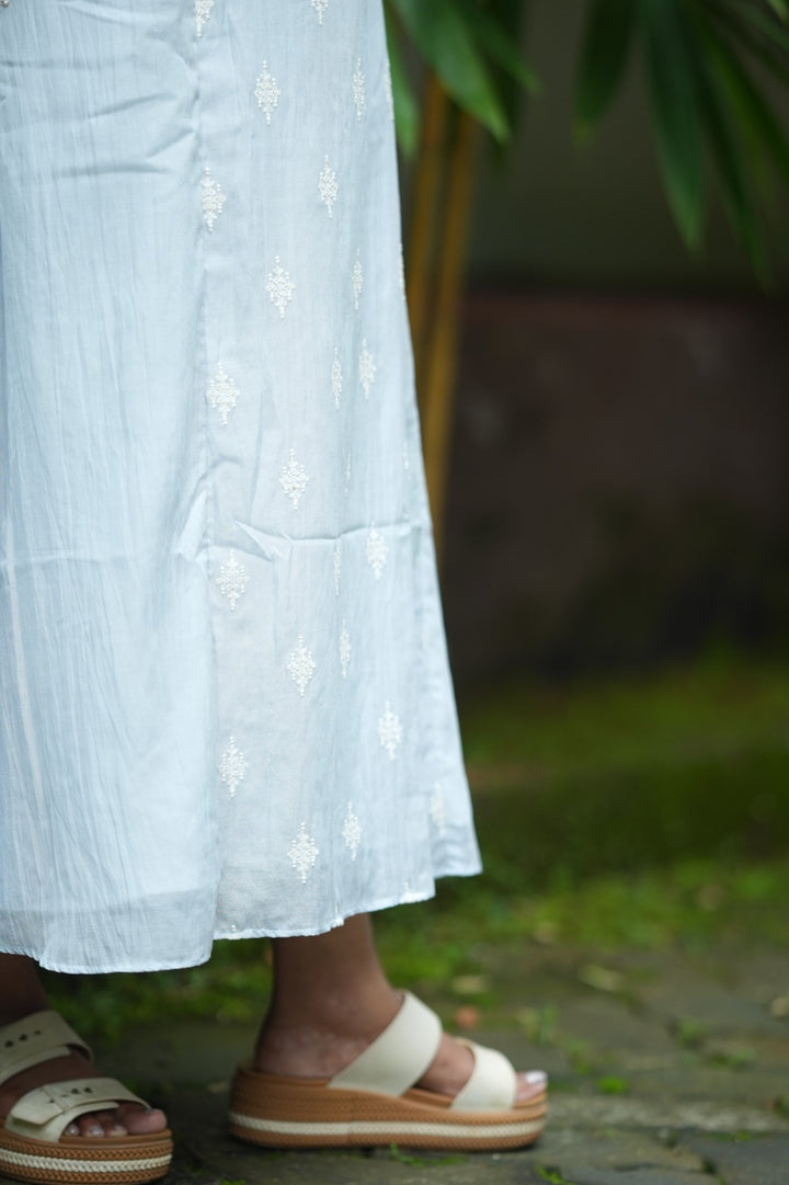 Chanderi Panel Dress TKTF1016