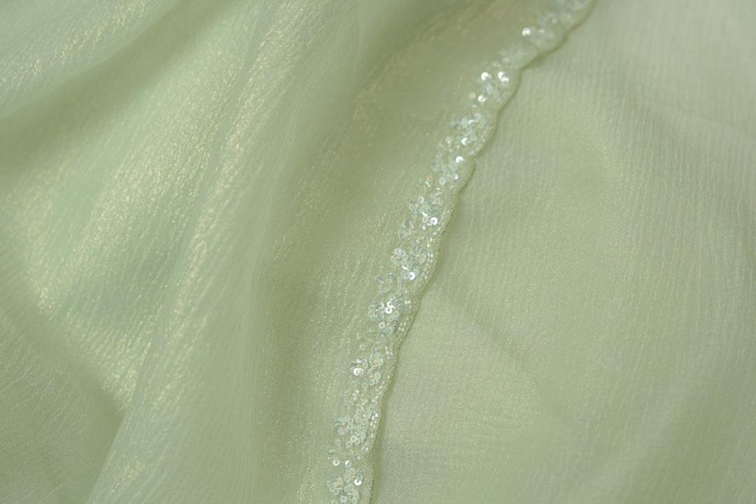 Crushed Tissue Saree TSA5561