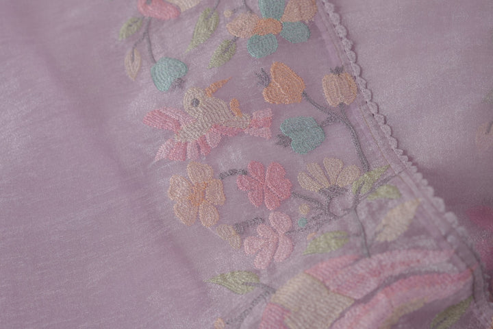 Crushed Organza Saree TSA5566
