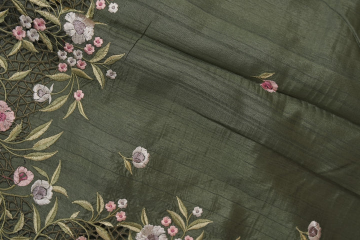 Semi Tussar Saree TSA5575