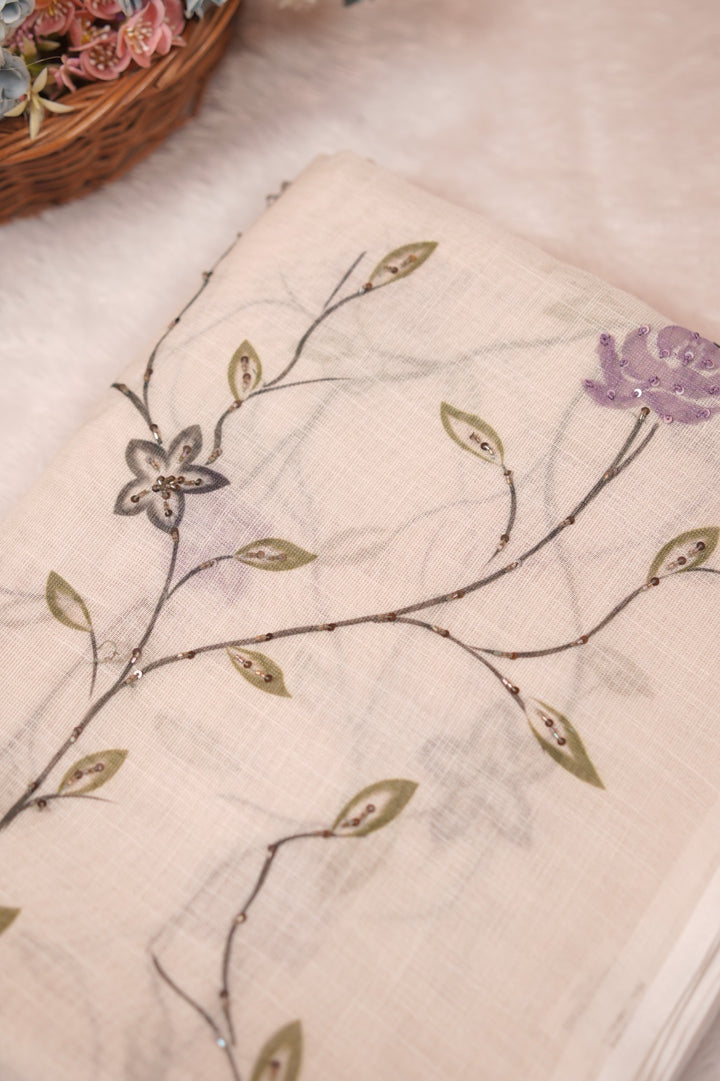 Linen Saree TSA5586