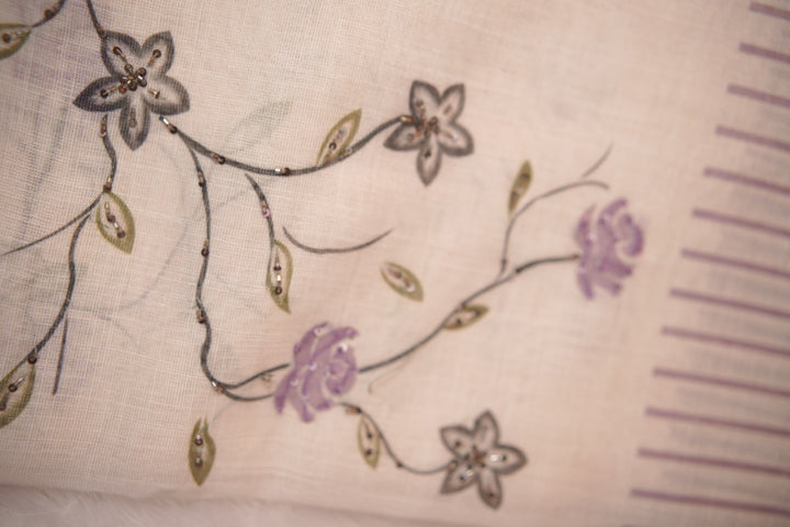 Linen Saree TSA5586
