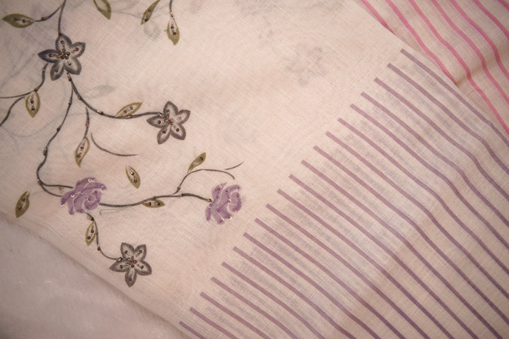 Linen Saree TSA5586
