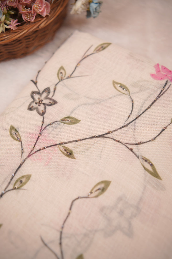 Linen Saree TSA5586