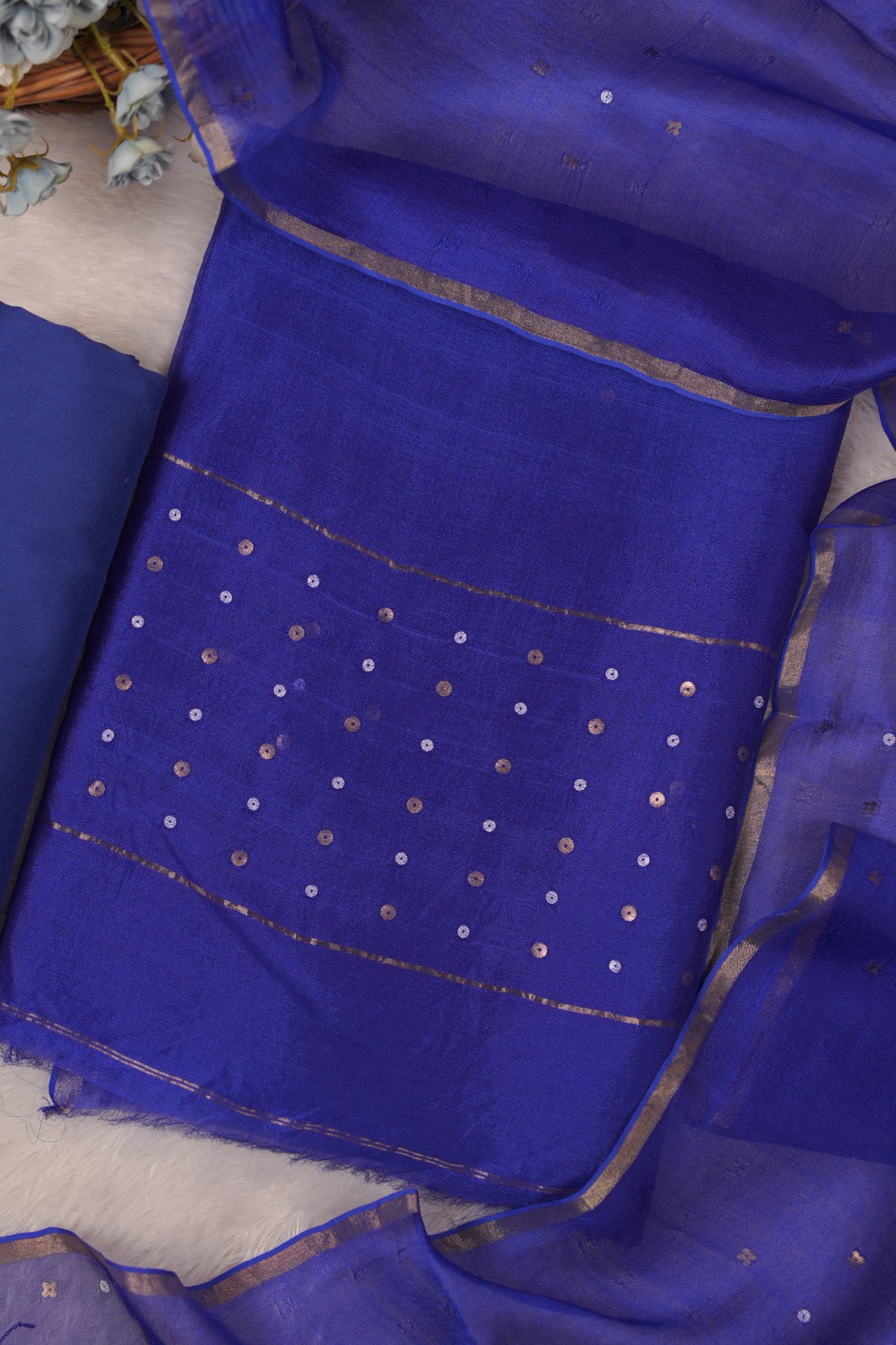 Tussar Organza Salwar TSS5599