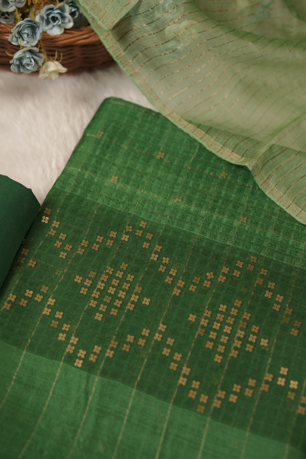 Tussar Organza Salwar TSS01112