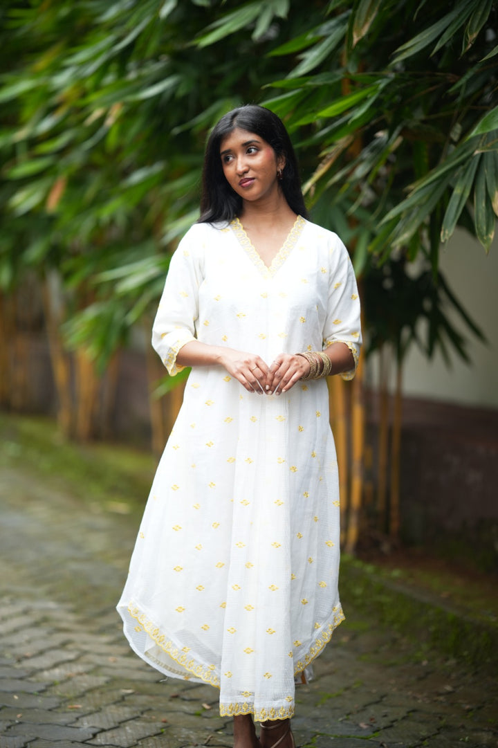 Yellow Kota Dress TKTF1018
