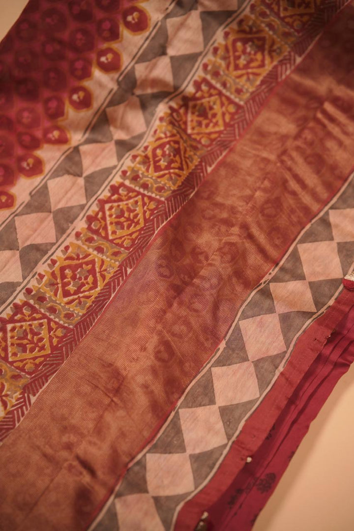 Chanderi Saree TSA5614