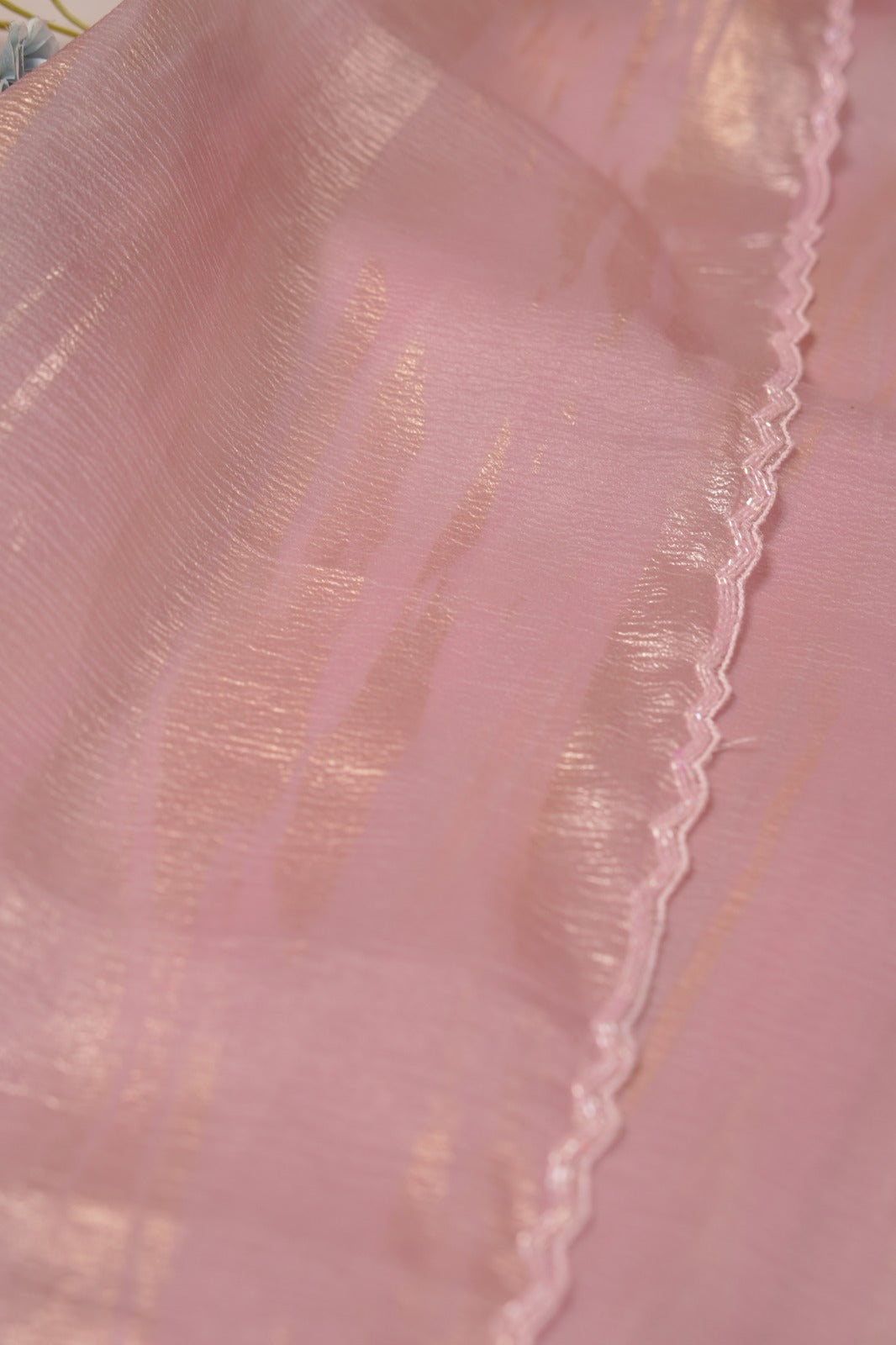 Crushed Tissue Saree TSA5624