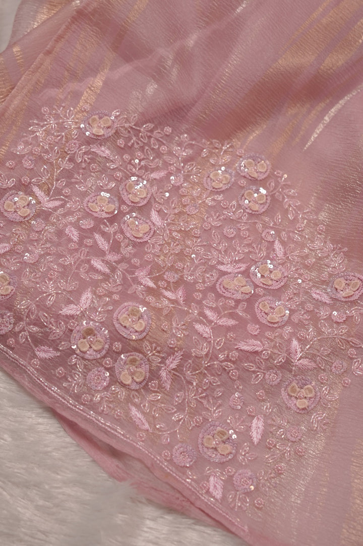 Crushed Tissue Saree TSA5624