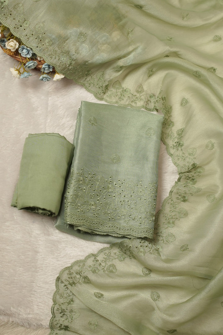 Tissue Organza Salwar TSS5623