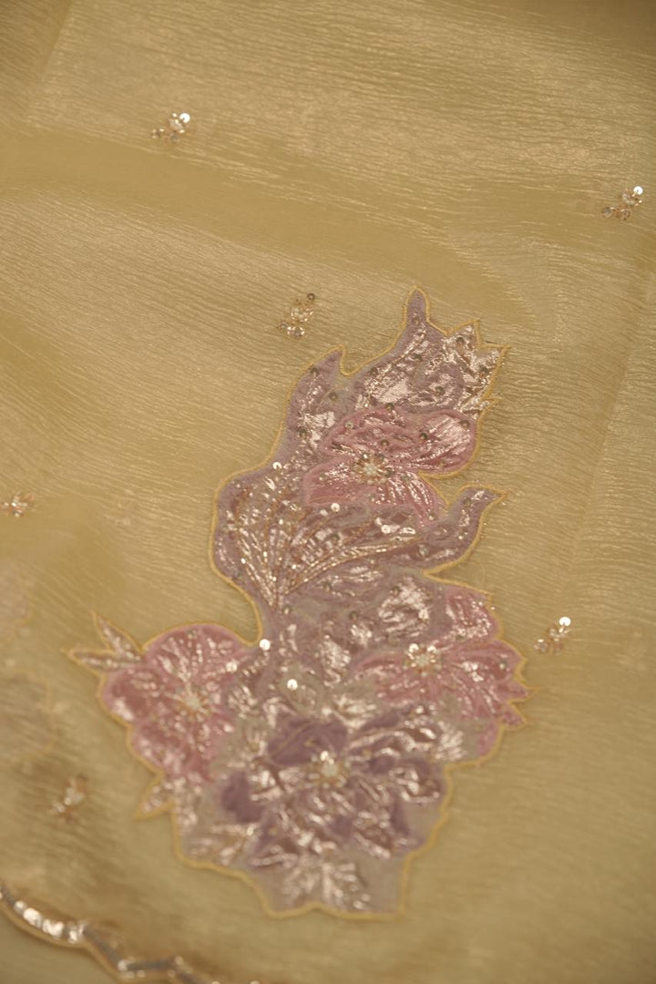 Crushed Tissue Saree TSA5636