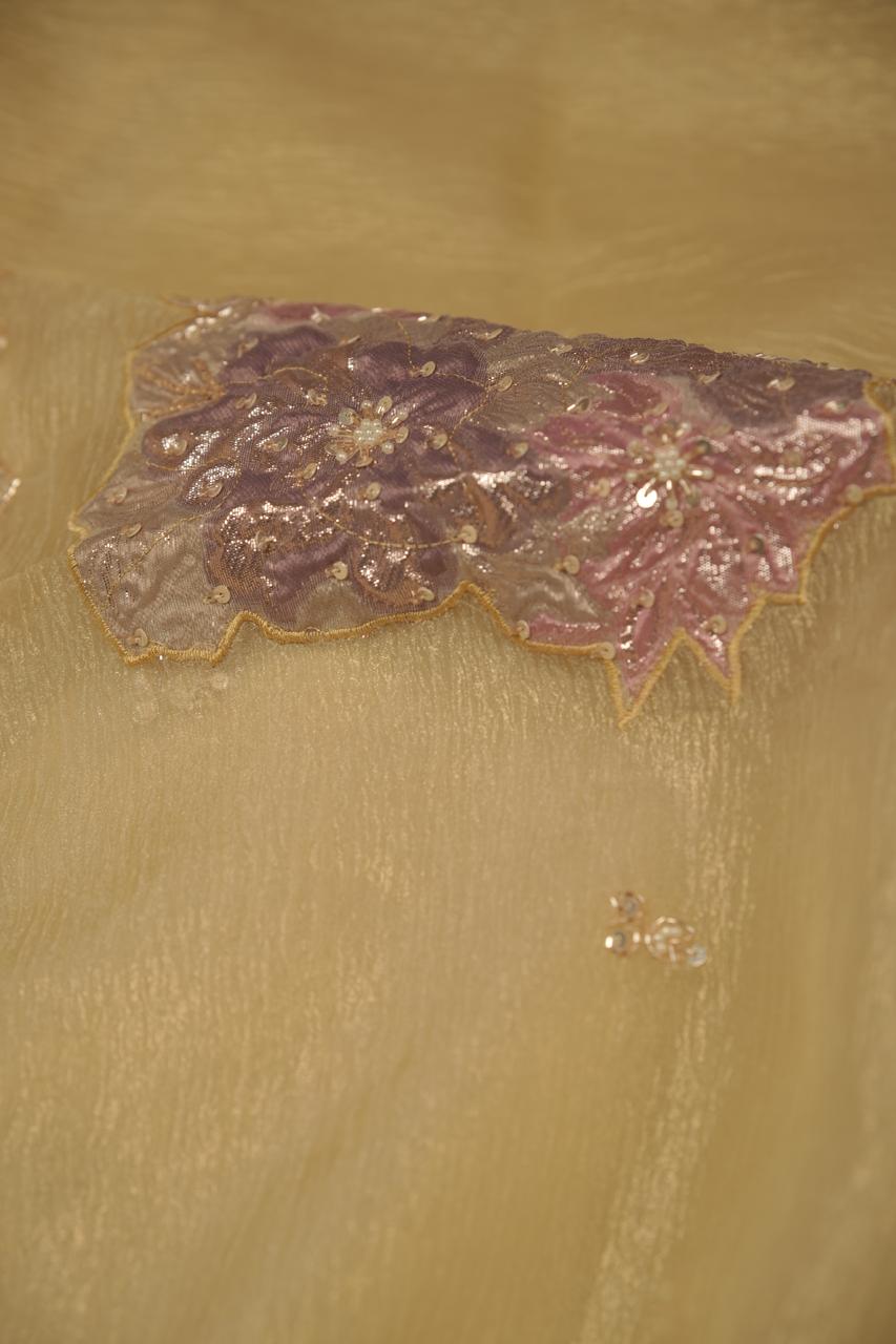 Crushed Tissue Saree TSA5636