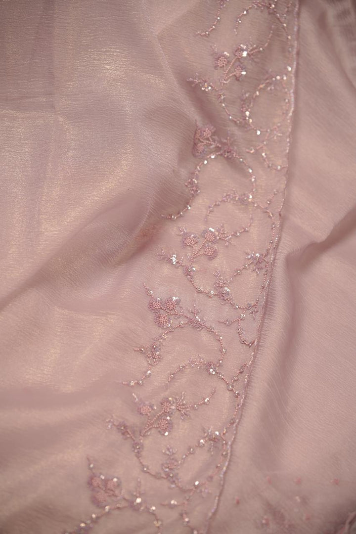 Crushed Organza Saree TSA5643