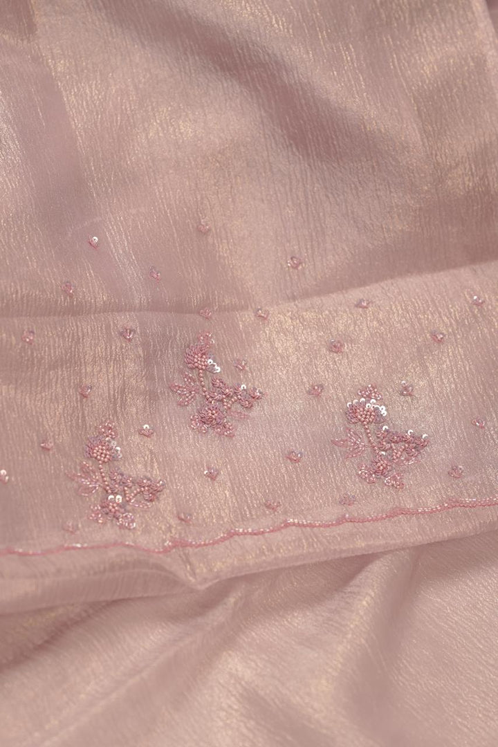 Crushed Organza Saree TSA5643