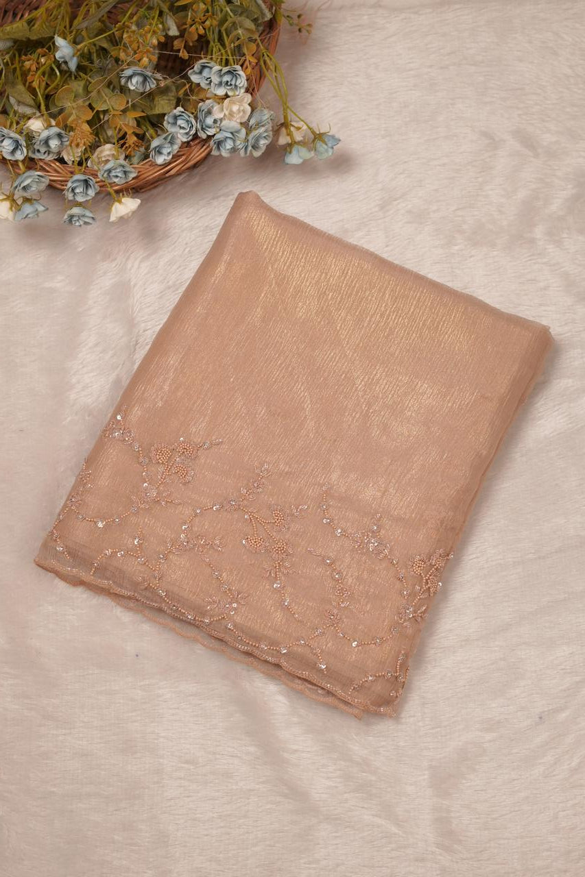 Crushed Organza Saree TSA5643