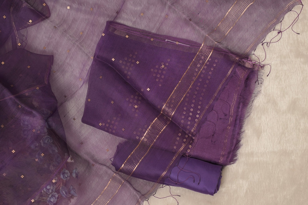 Tussar Organza Salwar TSS5654