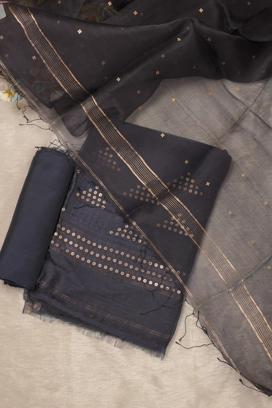 Tussar Organza Salwar TSS5654
