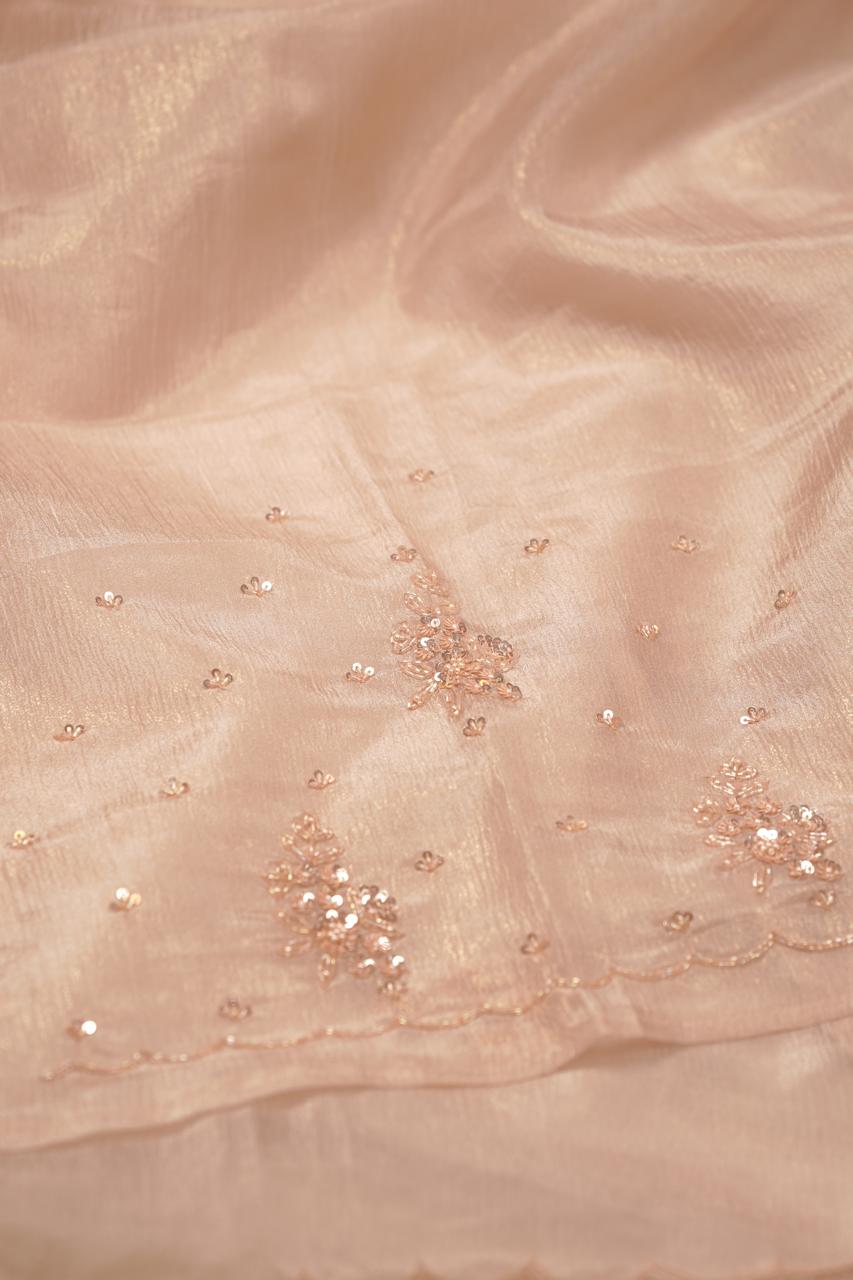 Crushed Organza Saree TSA5653