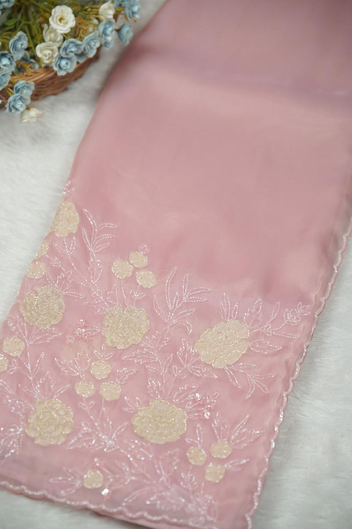 Shimmer Organza Saree TSA5664