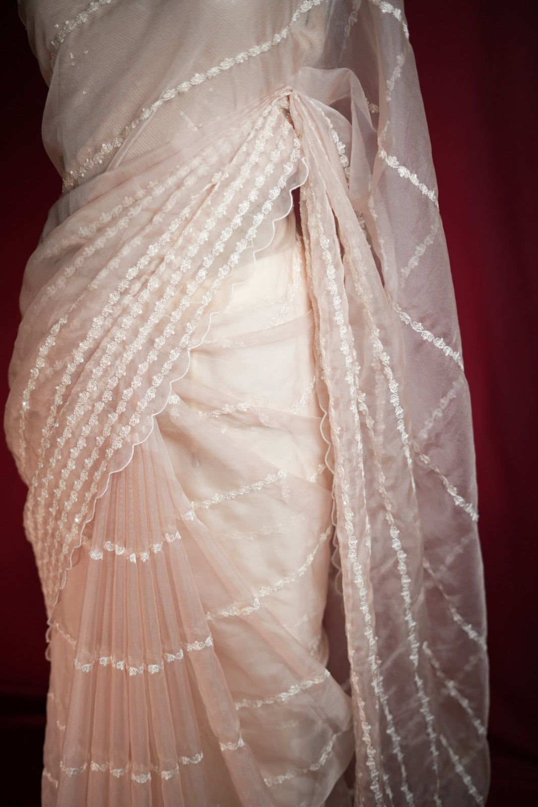 Organza Saree TPSA1023
