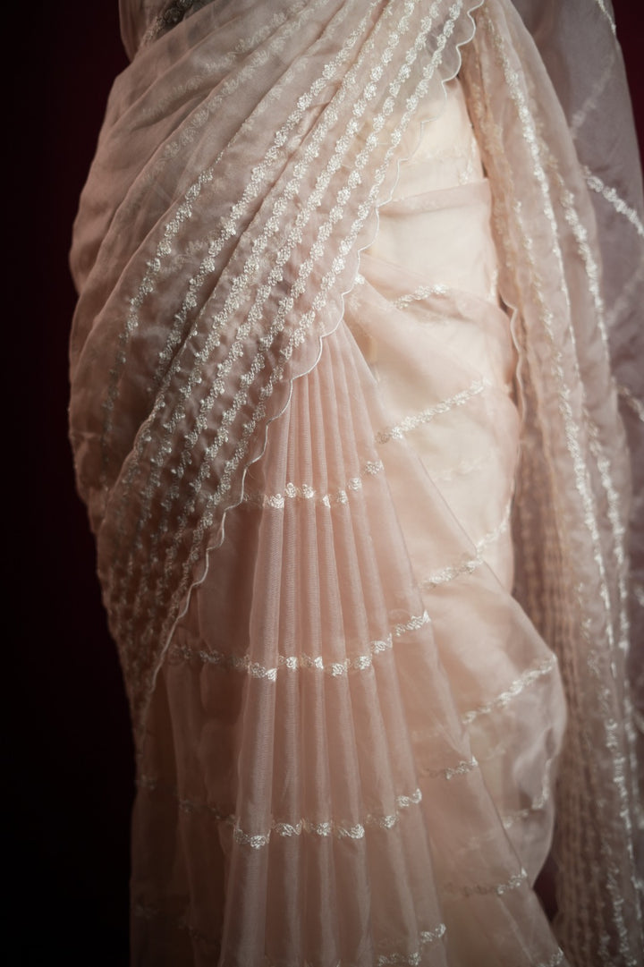 Organza Saree TPSA1023