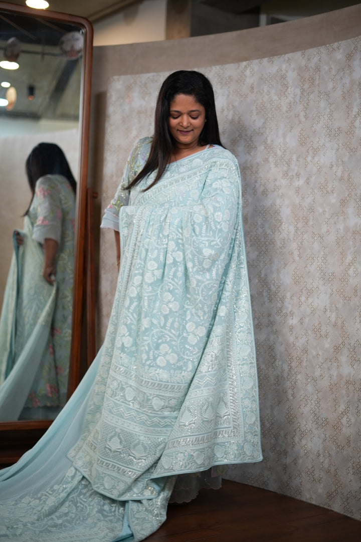 Georgette Saree TSA5748