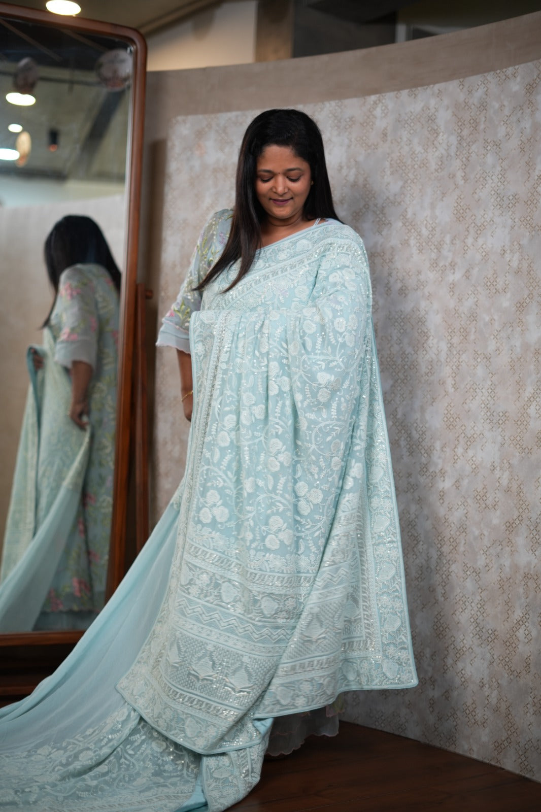 Georgette Saree TSA5748