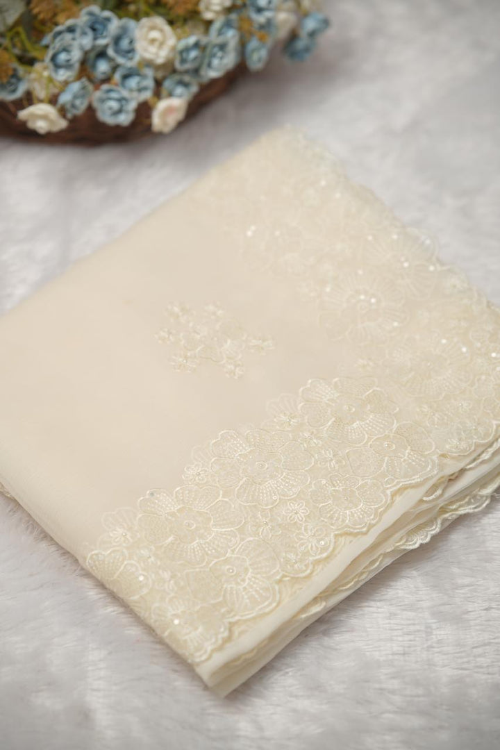 Crushed Chinnon Saree TSA5680