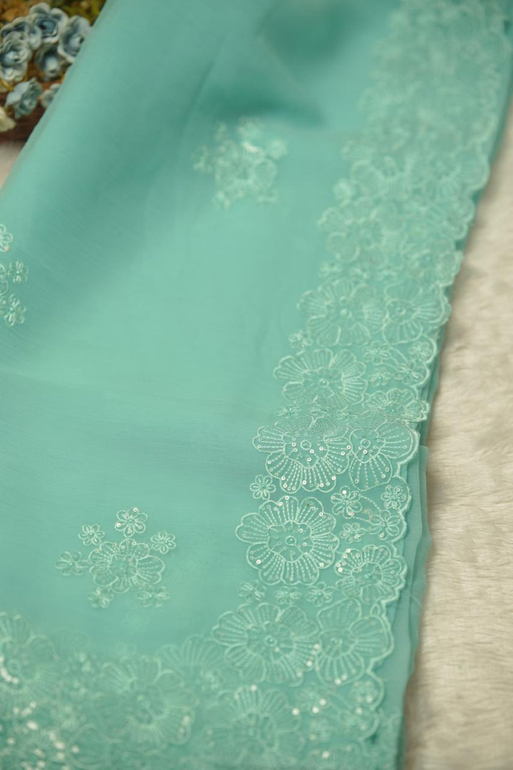 Crushed Chinnon Saree TSA5680
