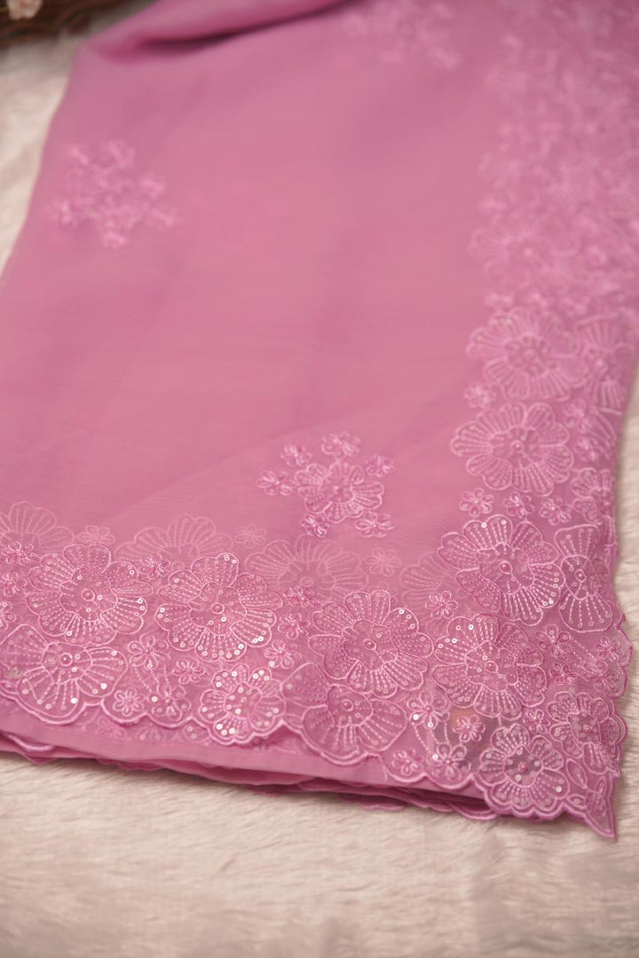 Crushed Chinnon Saree TSA5680
