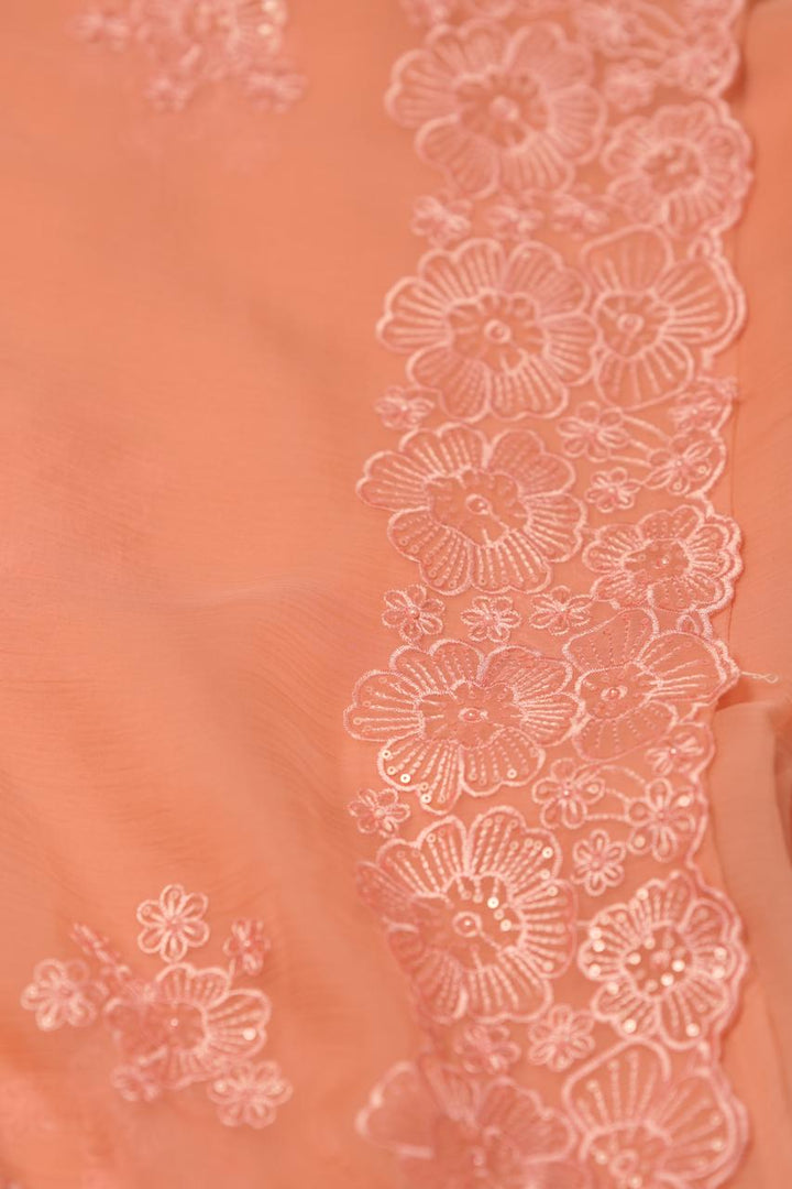 Crushed Chinnon Saree TSA5680