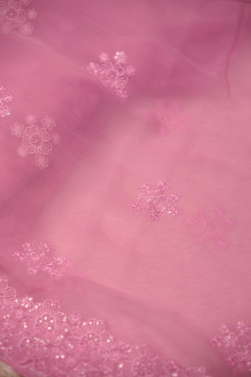Crushed Chinnon Saree TSA5680