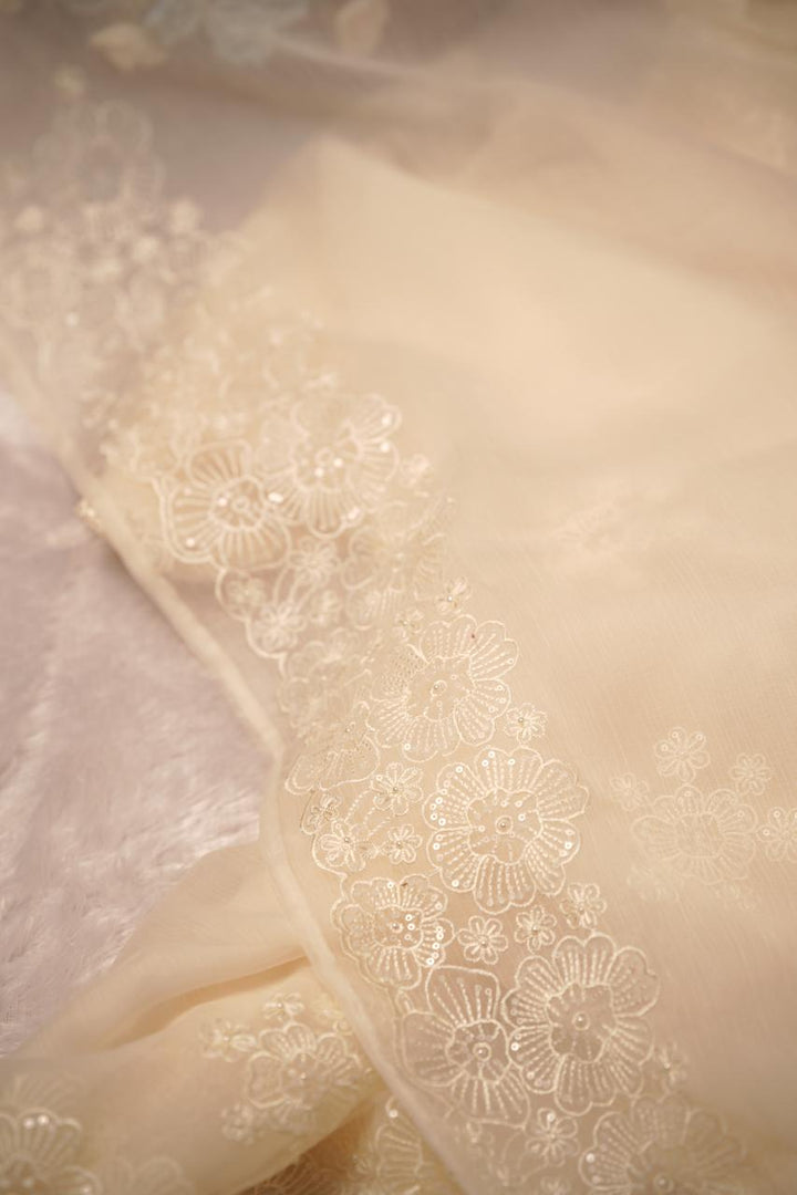 Crushed Chinnon Saree TSA5680