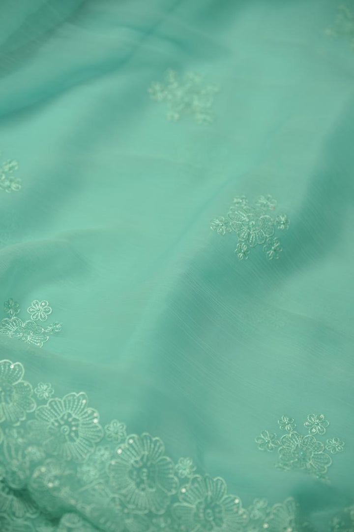 Crushed Chinnon Saree TSA5680