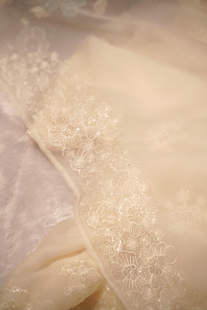Crushed Chinnon Saree TSA5680