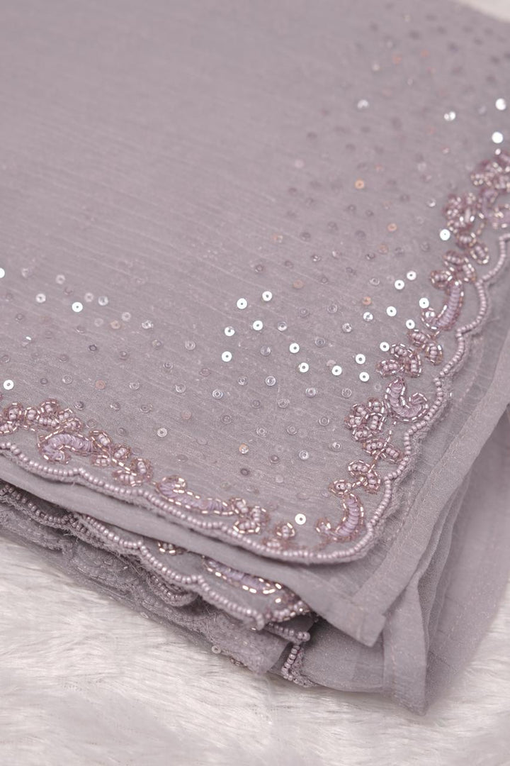 Crushed Georgette Saree TSA5683