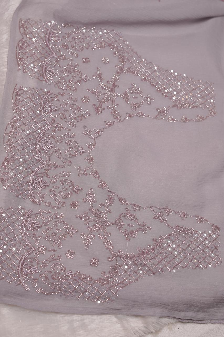 Crushed Georgette Saree TSA5683