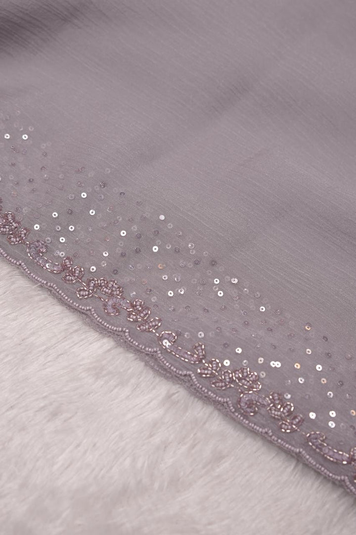 Crushed Georgette Saree TSA5683