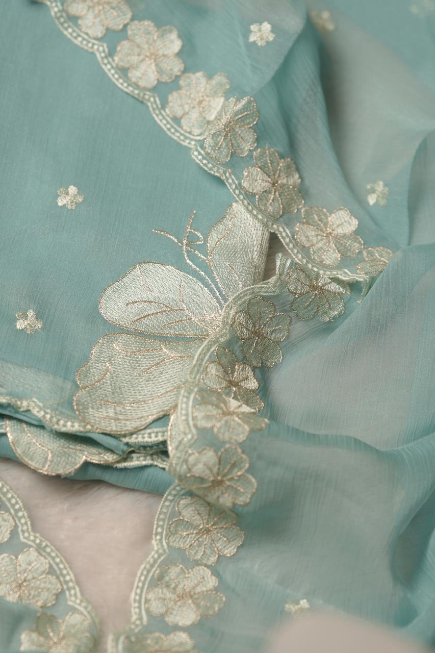 Crushed organza salwar TSS01152