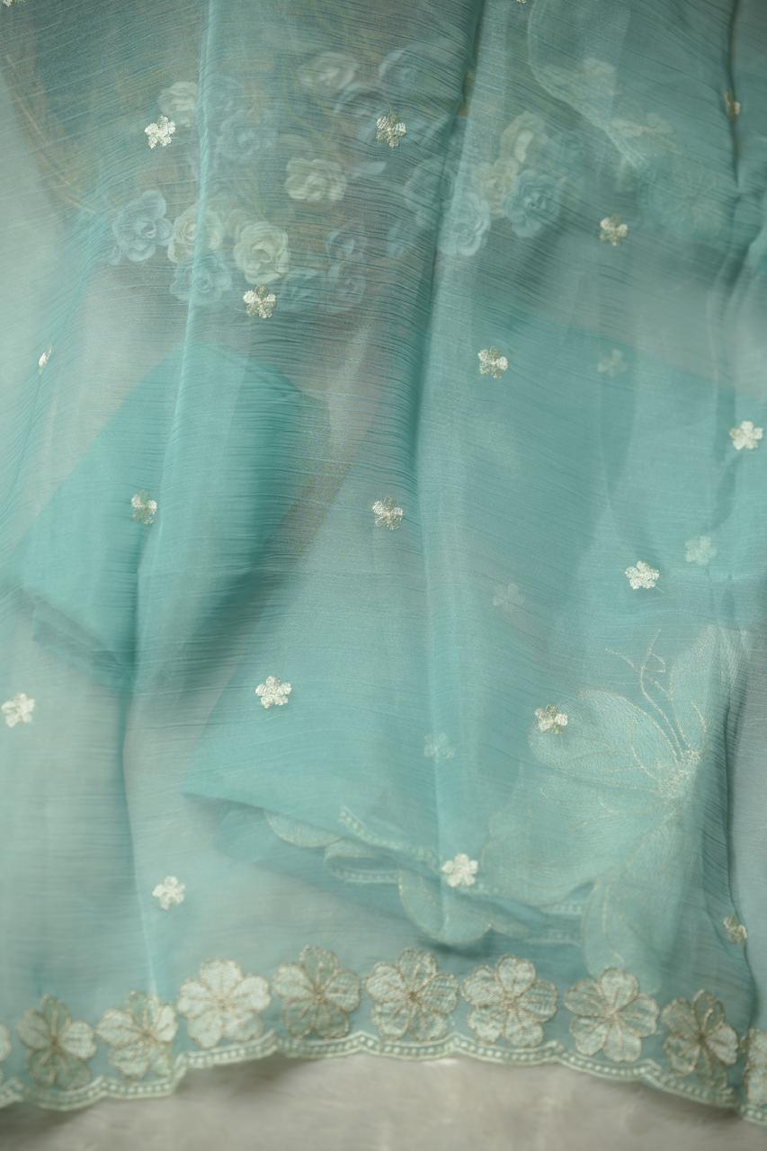 Crushed organza salwar TSS01152