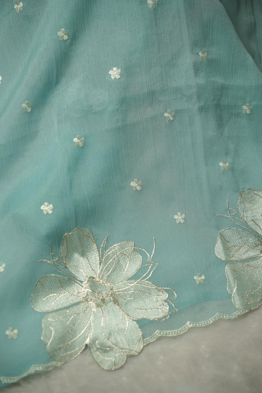 Crushed organza salwar TSS01152