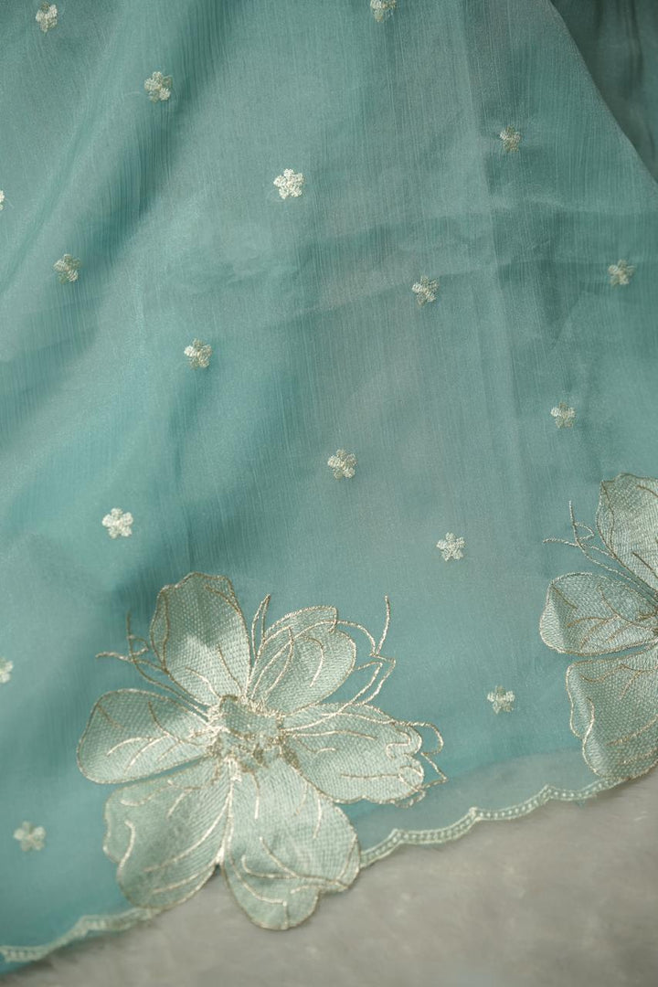 Crushed organza salwar TSS01152