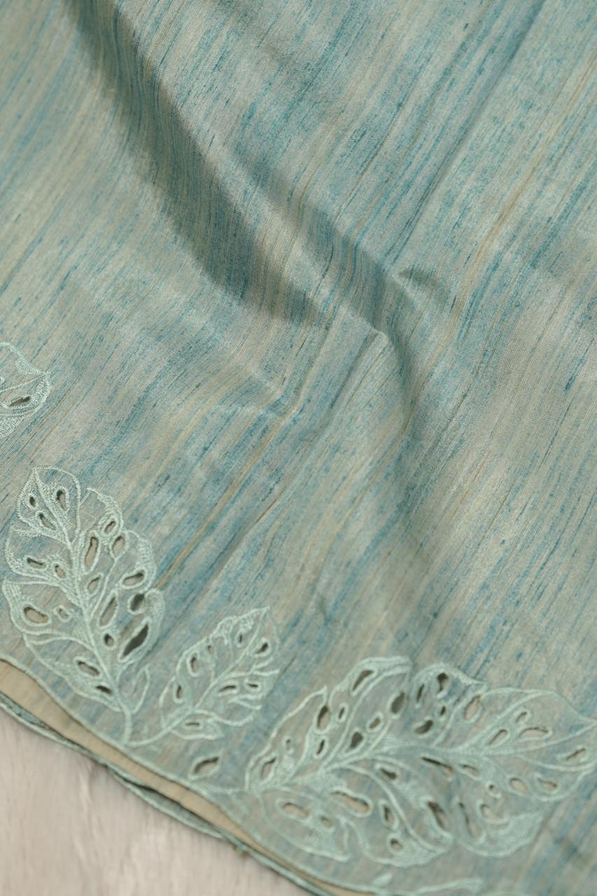 Semi Tussar Saree TSA01135