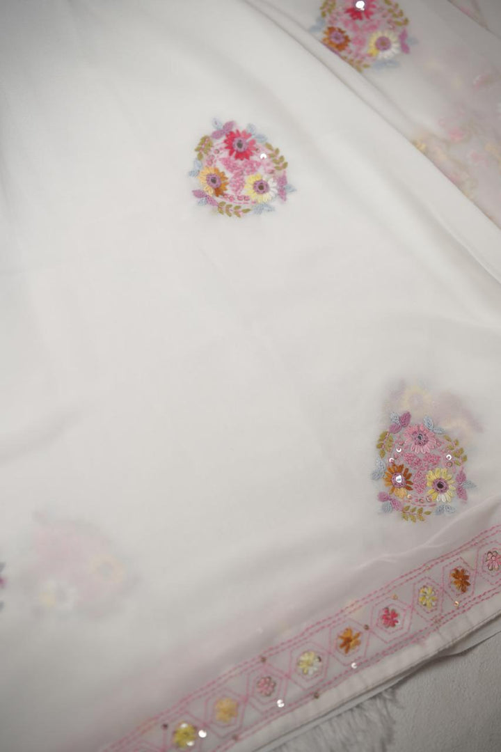 Georgette Saree TSA01142