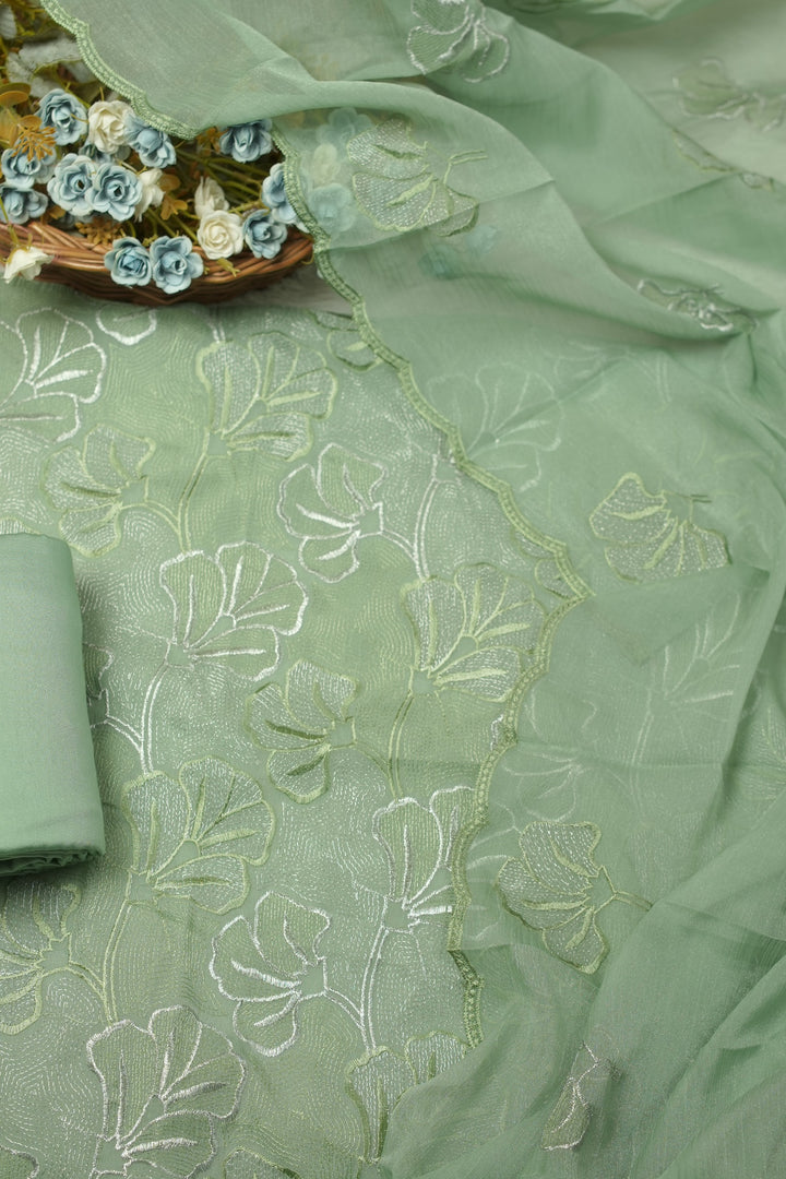 Crushed organza salwar TSS5697